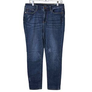Judy Blue Jeans Sz‎ 32 Relaxed Fit High Rise Dark Wash Stretch 32x27